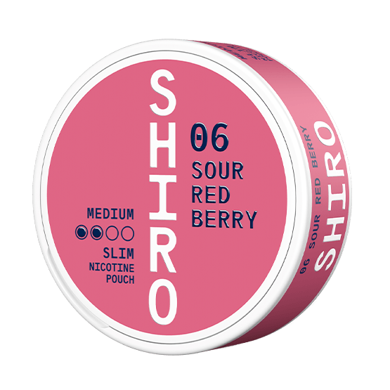 Shiro #06 Sour Red Berry Slim All White Portion