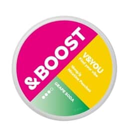 V&YOU &BOOST Grape Soda Extra Strong All White Portion