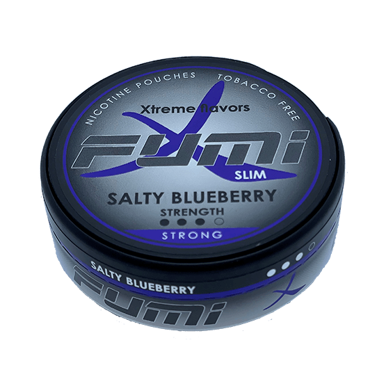 Fumi Salty Blueberry Slim Extra Strong All White Portion