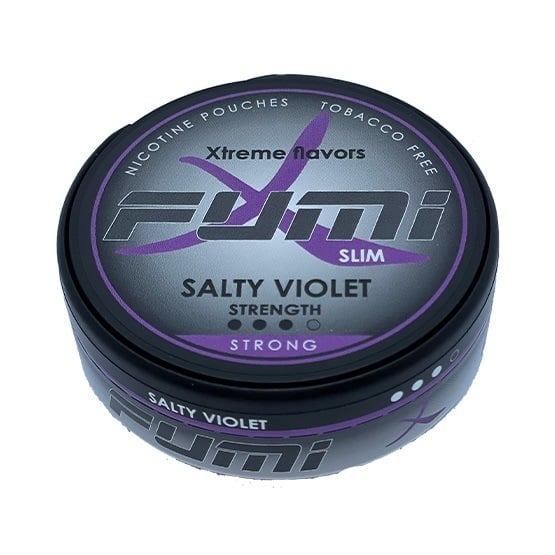 Fumi Salty Violet Slim Extra Strong All White Portion