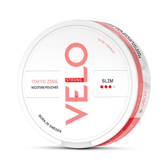 Velo Tokyo Zing Slim Strong All White Portion