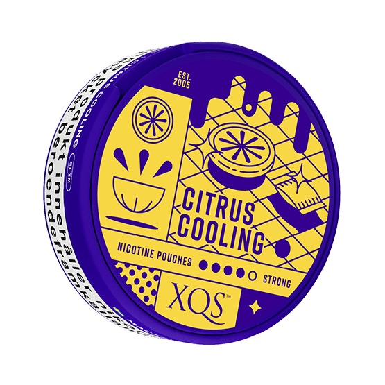 XQS Citrus Cooling Mint Slim Extra Strong All White Portion