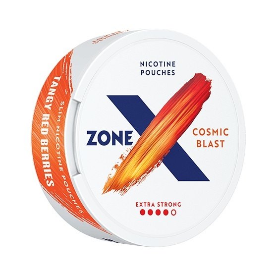 zoneX Cosmic Blast Slim Extra Strong All White Portion
