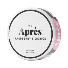 No.8 Après Raspberry Liqorice Slim All White Portion
