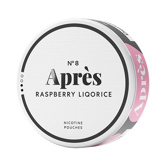 No.8 Après Raspberry Liqorice Slim All White Portion