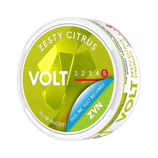 VOLT Zesty Citrus Slim Extra Strong All White Portion
