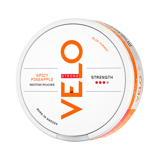 Velo Spicy Pineapple Slim Strong All White Portion