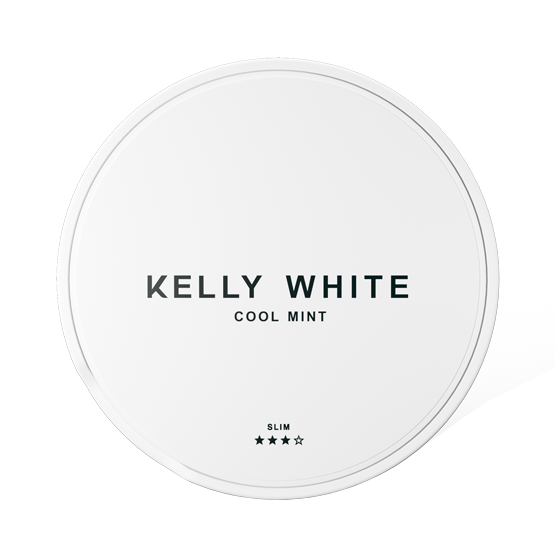 Kelly White Cool Mint Slim Extra Strong All White Portion