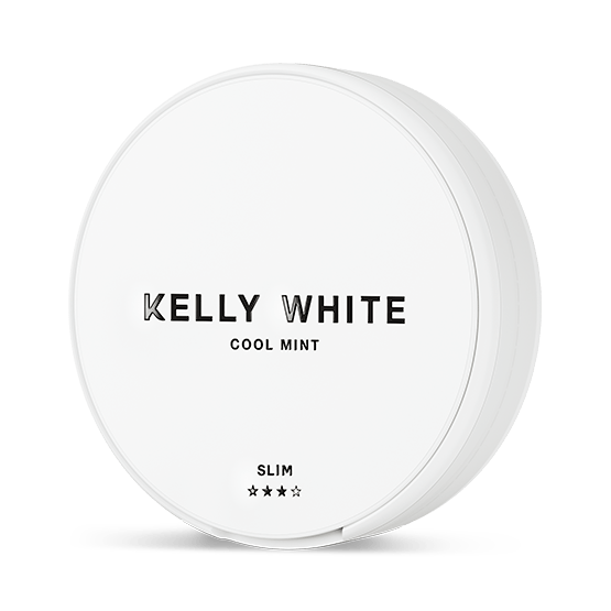 Kelly White Cool Mint Slim Extra Strong All White Portion