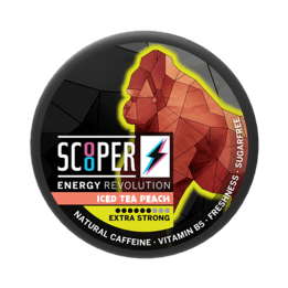 Scooper Energy Iced tea Peach Nikotinfrei