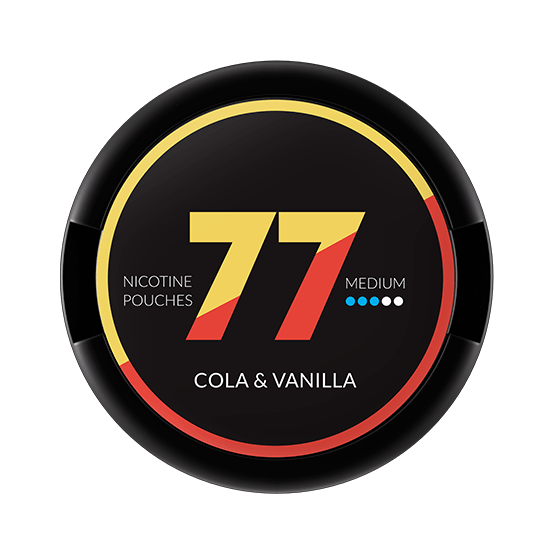 77 Nicotine Pouches Cola & Vanilla