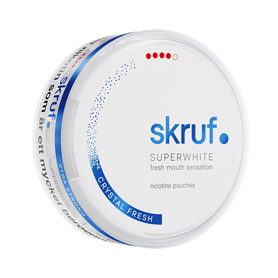 Skruf Superwhite Crystal Fresh Extra Strong