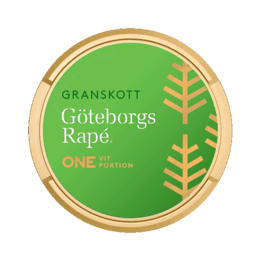 Göteborgs Rapé ONE Granskott White Portion