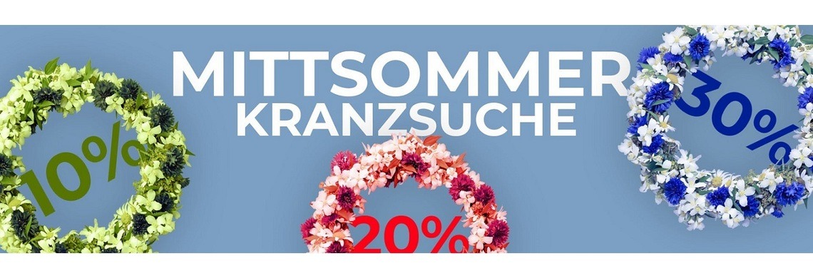 Mittsommer Kranzsuche