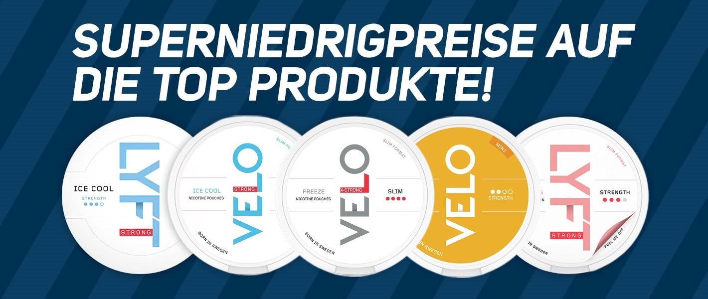 Preissenkung auf grosse Packs!