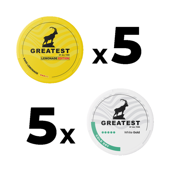 Greatest Lemonade & Cold Dry 16mg  5+5-pack