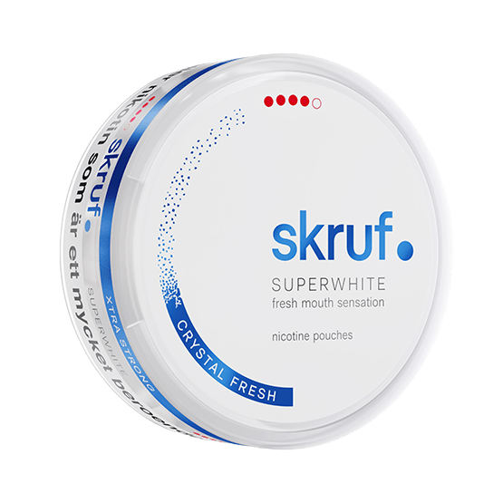Skruf Superwhite Crystal Fresh Extra Strong Upsell